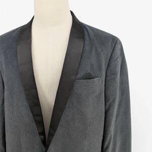Vince Camuto Men's Slim-Fit Textured Sport Coat Blazer Jacket Grey 46 L